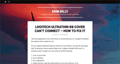 Desktop Screenshot of erinbilly.com